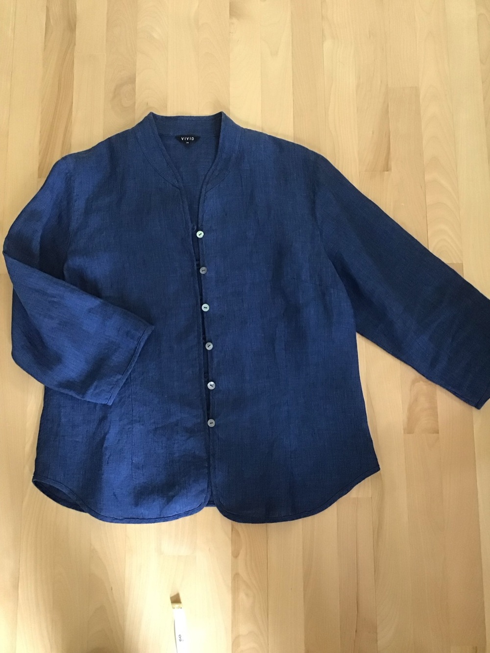 Navy Linen Jacket